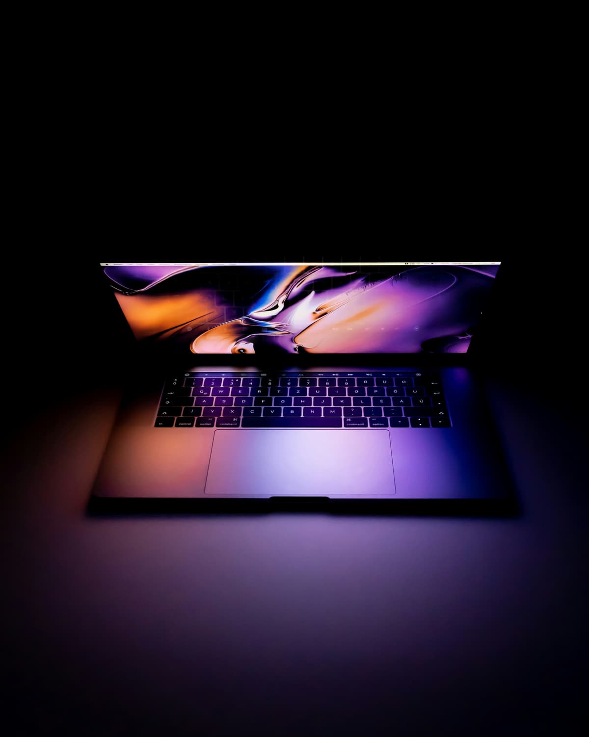 MacBook display repair — before and after